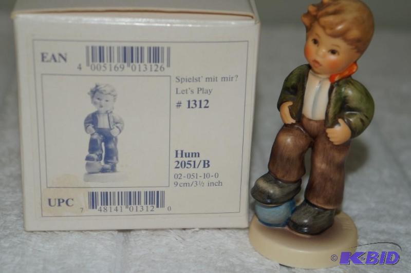 lot 197 image: Lets Play 1998 M.I. Hummel Figurine