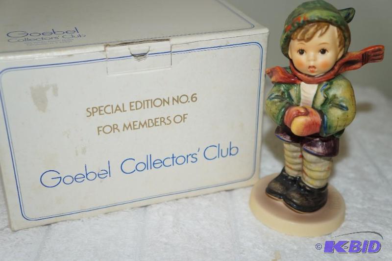 lot 200 image: Exclusive 1981 Special Edition #6 For Members of the Global Collectors Club M.I. Hummel Figurine