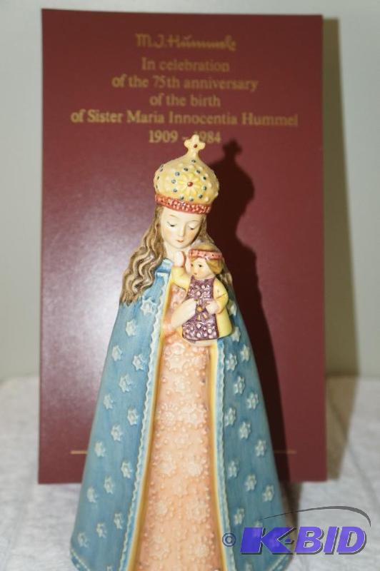 lot 201 image: 75th Anniversary of the Birth of Sister Maria Innocentia Hummel 1909 - 1984 M.I Hummel Figurine
