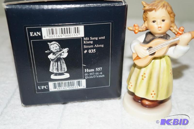 lot 207 image: Exclusive Edition 199596 Strum Along M.I. Hummel Club Figurine