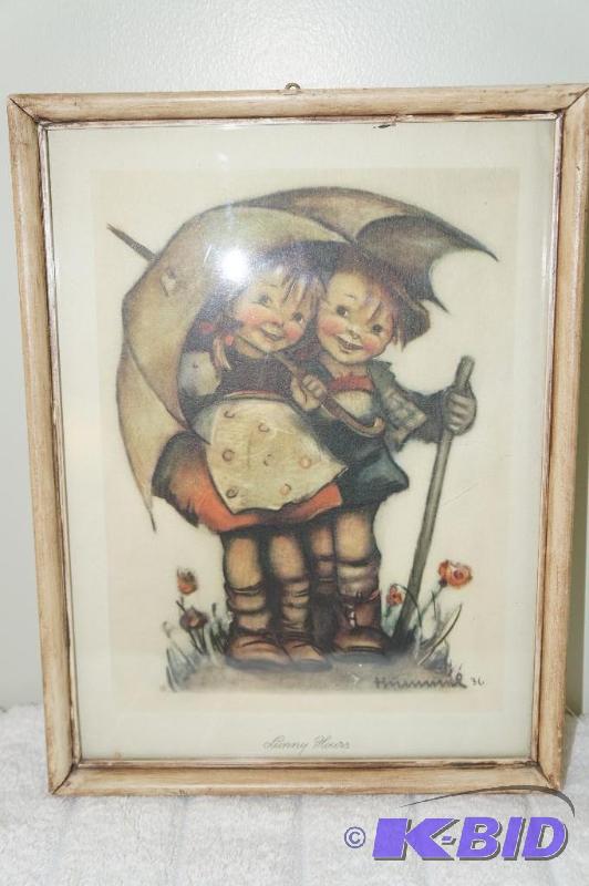 lot 222 image: Sunny Hours M.I. Hummel Framed Print