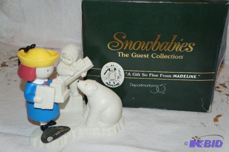 lot 295 image: A Gift So Fine From Madeline Snowbabies Figurine with Original Box