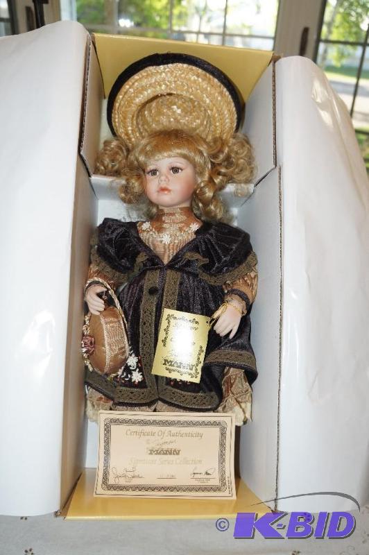 lot 297 image: Seymour Mann Collector Numbered Doll in Original Box and W Certificate of Authenticity