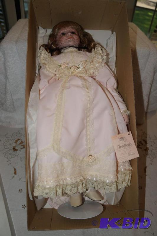 lot 299 image: Bradley Collection Ltd Ed. Collector Doll in Original Box, Numbered & w Certificate of Authenticity