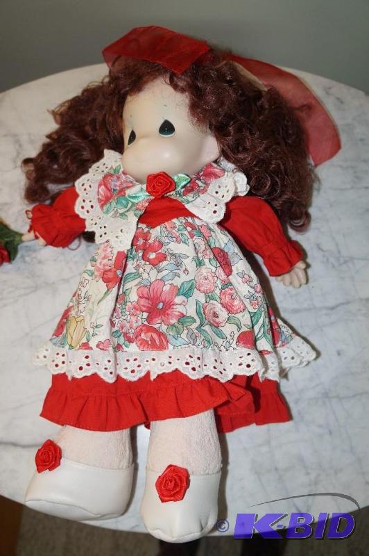 lot 38 image: Precious Moments Doll - Name & Info Not Known