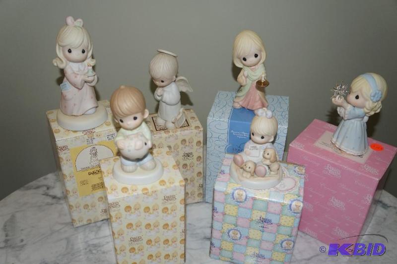 lot 60 image: Lot of 6 Precious Moments Figurines