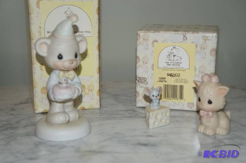 lot 90 image: Lot of 2 Birthday Series Precious Moments Figurines