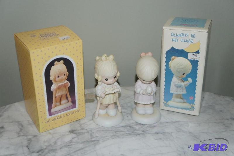 lot 91 image: Lot of 2 Easter Seals Special Edition Precious Moments Figurines