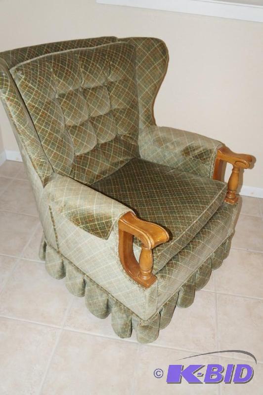 lot 127 image: Wood Framed Chair