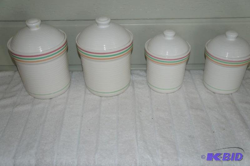 lot 154 image: Set of 4 Cannisters