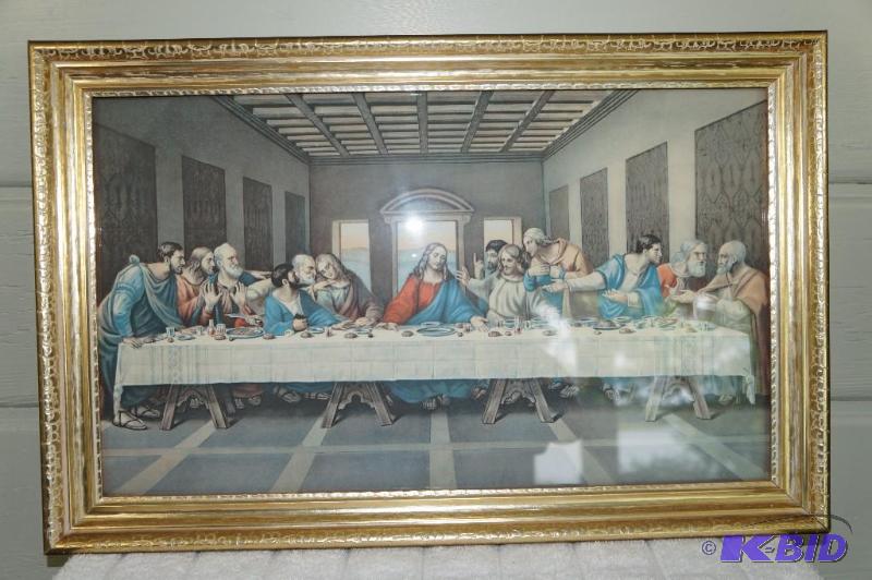 lot 17 image: The Last Supper Framed Print