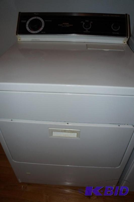 lot 177 image: Whirlpool Electric Heavy Duty Super Capacity Dryer
