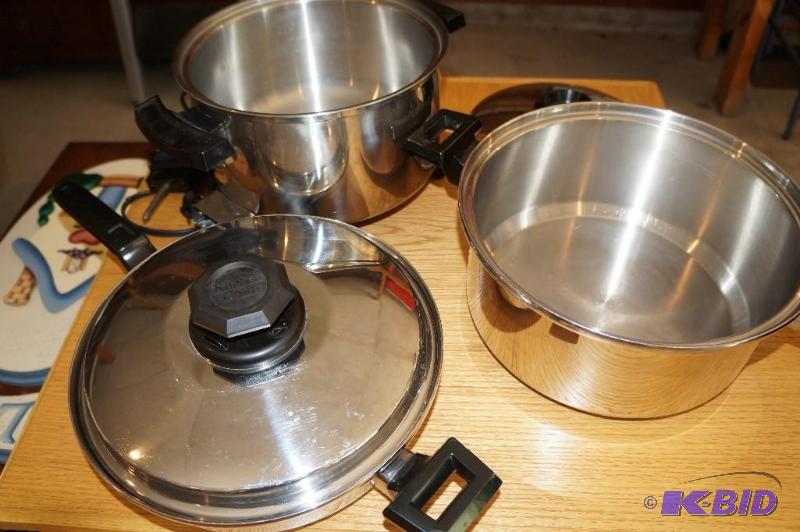 lot 328 image: 5 Piece Kitchen Cookware Set