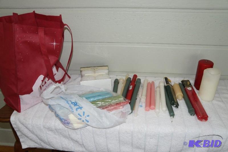 lot 33 image: Large Lot of Various Candles