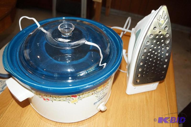 lot 350 image: Crockpot and Iron