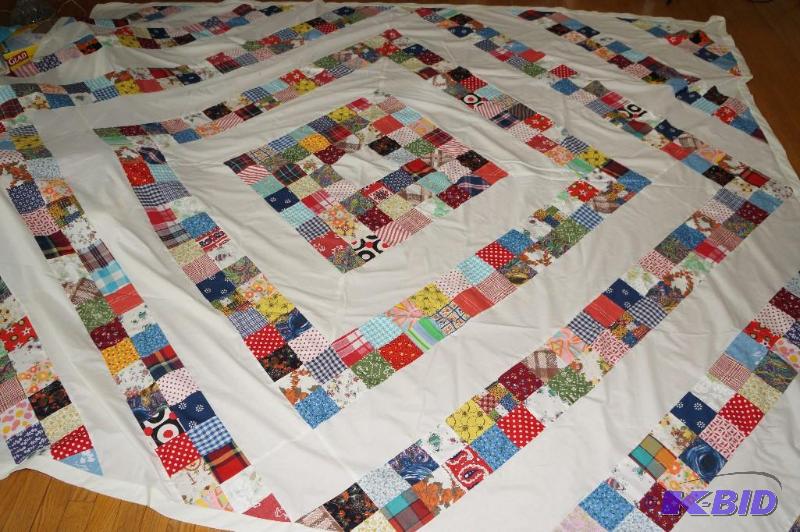 lot 41 image: Incomplete Quilt