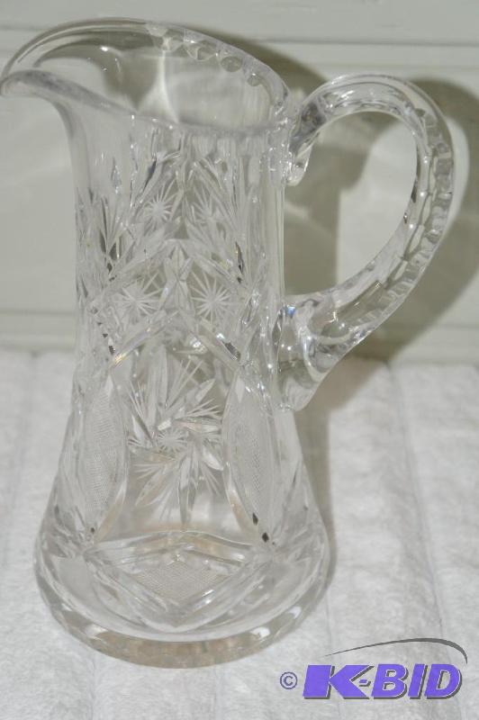 lot 73 image: Crystal Water Pitcher