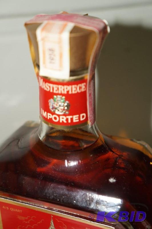 Vintage Sealed 1958 Lord Calvert Canadian Masterpiece Whisky for