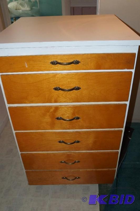 lot 64 image: 6 Drawer Cabinet with All the Contents