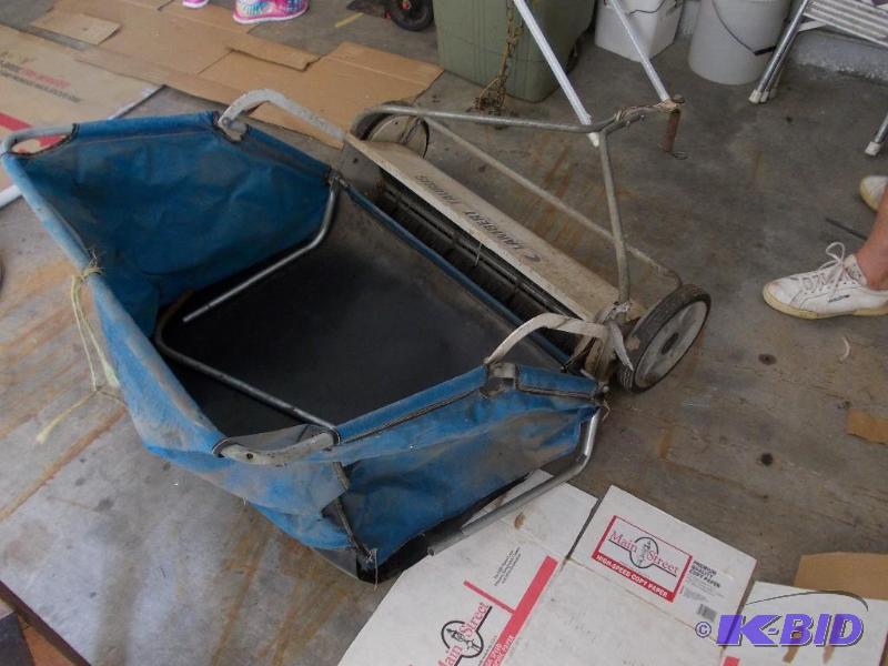 lot 18 image: Lawn Sweeper (Bag Is Split On Side)...