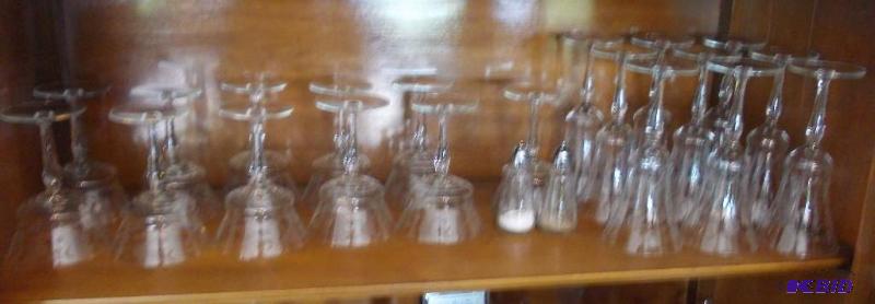 lot 40 image: Etched Stemware (Wedding Gift 68 Ye...