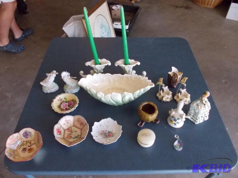 lot 49 image: Lot Of Assorted Glassware, Candle H...