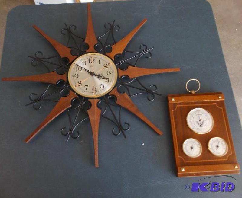 lot 53 image: Welby Wall Clock & Barometer...