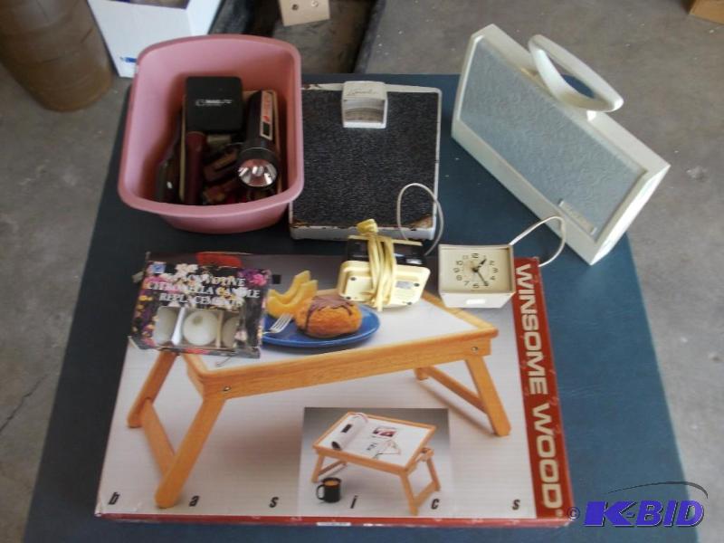 lot 74 image: Breakfast In Bed Tray, Scale, Trave...