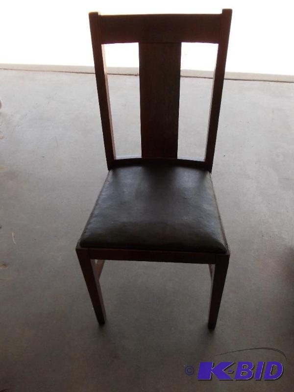 lot 96 image: Sturdy Old Wood Chair...