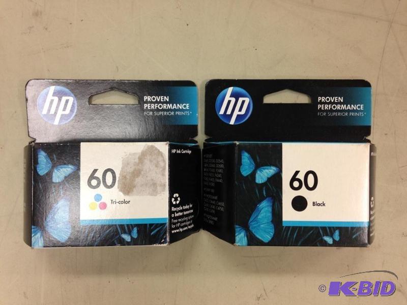 New Genuine HP 60 Ink Cartridges T...