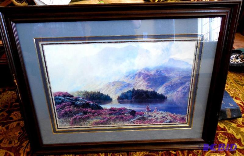 lot 11 image: 45x34 Wildlife Print Signed Charles Stewart