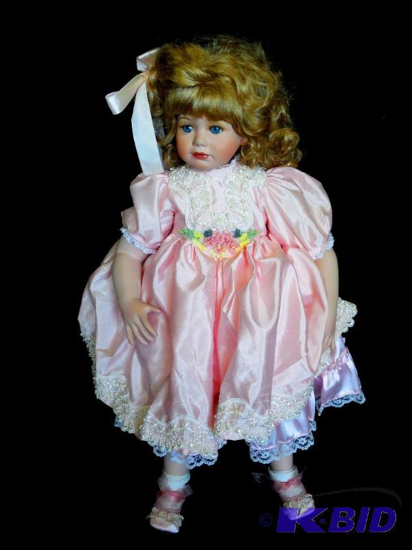 lot 16 image: Rare Thelma Resch Doll 24 Tall