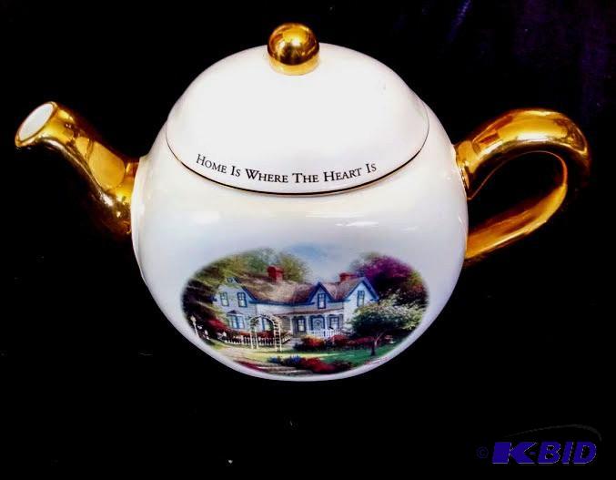 lot 29 image: THOMAS KINKADE Tea Pot Great No Chips