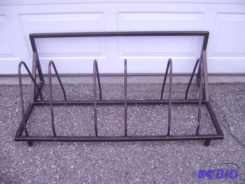 Heavy metal Bike Rack measuring 48&quot L x ...