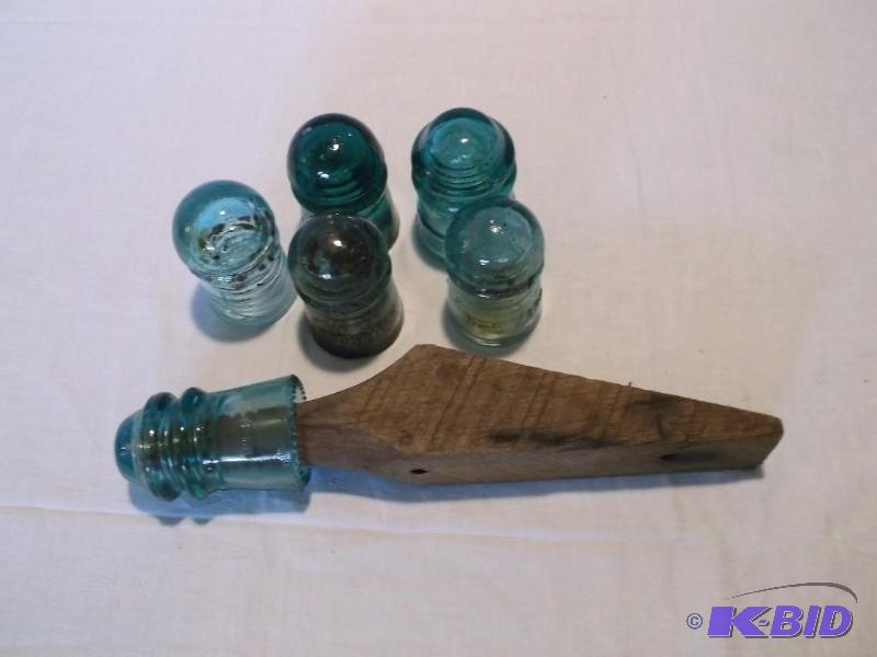 Lot of 6 Insulators highly collectable....
