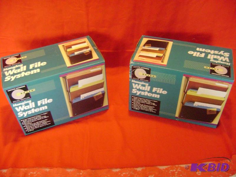 2 Wall Hanging File Systems both appear in ne...