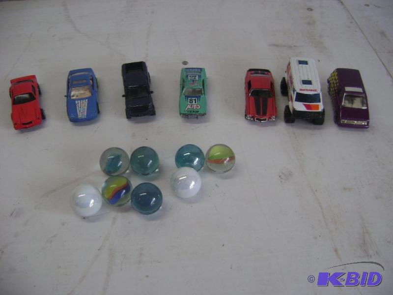 Nice lot with Match Box cars Hot Wheels &amp...