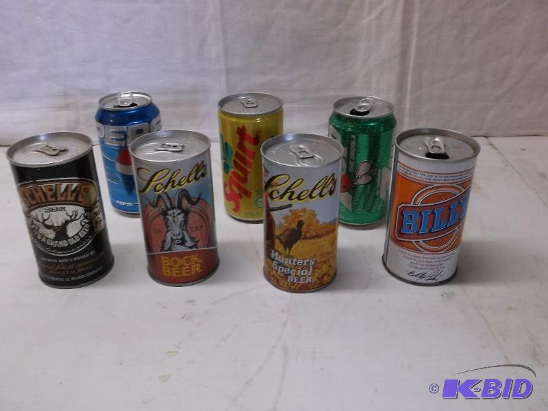 Lot of collectable cans....
