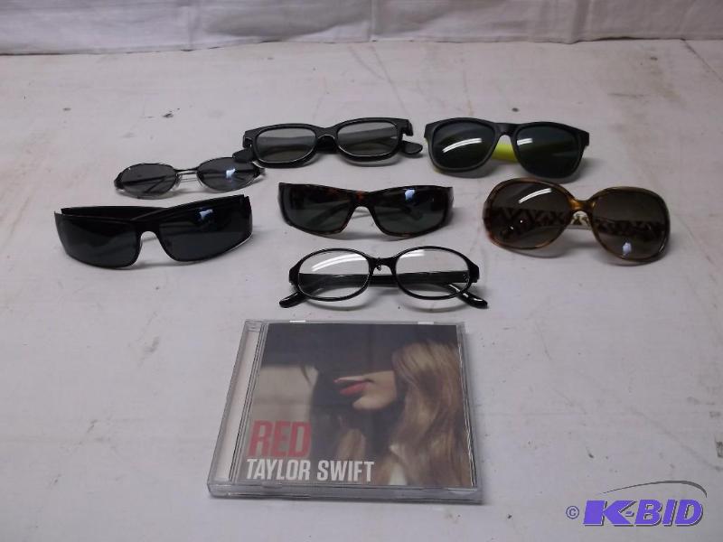 Large lot of sun glasses &amp TAYLOR SWIFT c...