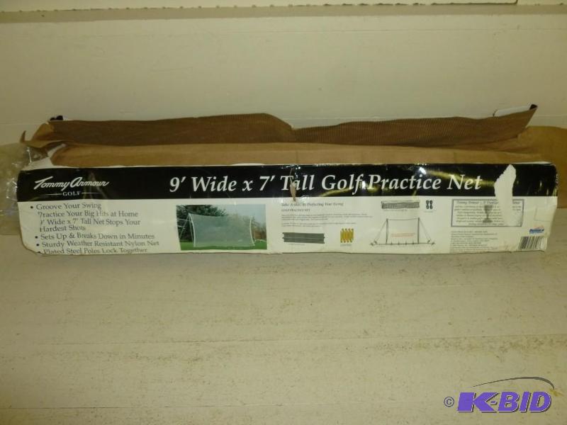 lot 120 image: Tommy Armonir Golf Practice Net tha...