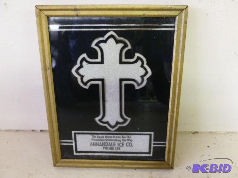 lot 190 image: Vintage Annandale Ice Company metal...