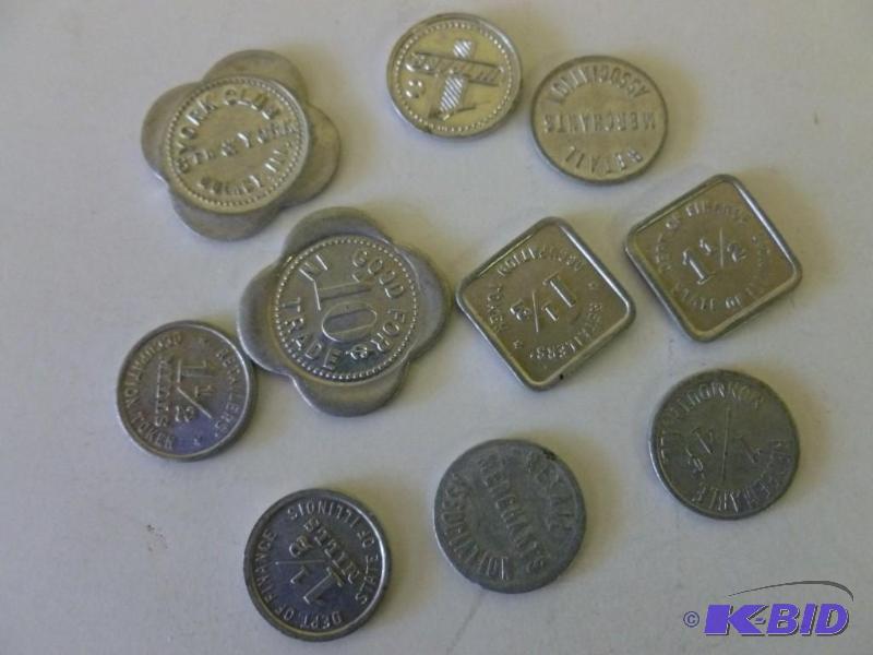 lot 212 image: Large lot of ten collectible metal ...