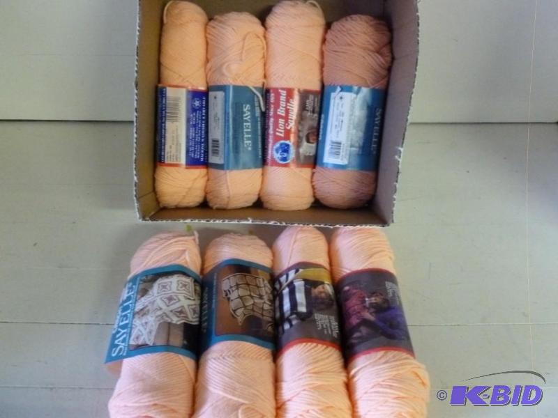 lot 235 image: Large lot of eight new rolls of yar...