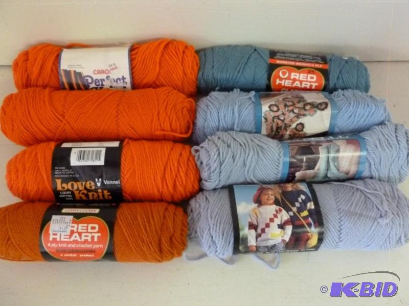 lot 244 image: Large lot of eight new rolls of yar...