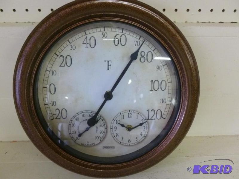 lot 37 image: Springfield metal framed wall therm...