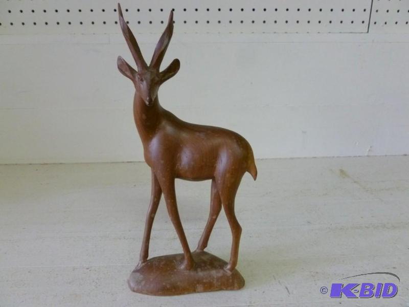 lot 61 image: Large hand carved wooden decoration...