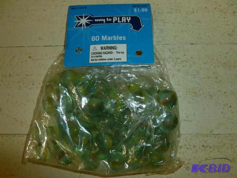 lot 63 image: Large bag of Way To Play marbles....