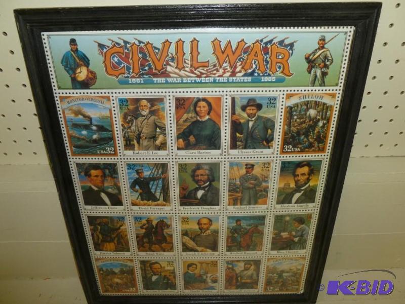 lot 68 image: Large Collectible " Civil War ...