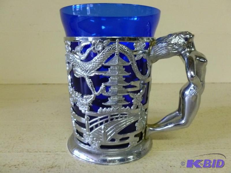 lot 82 image: Beautiful decorative handled chrome...