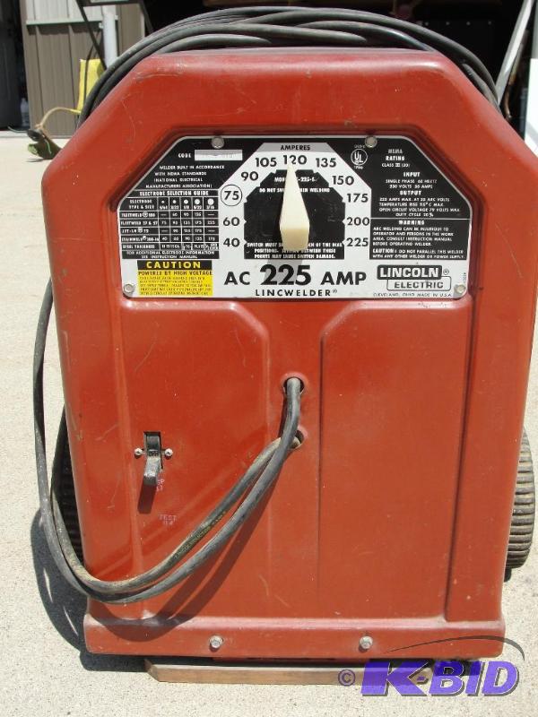 Lincoln Arc Welder 225 Amp.&nbsp U...